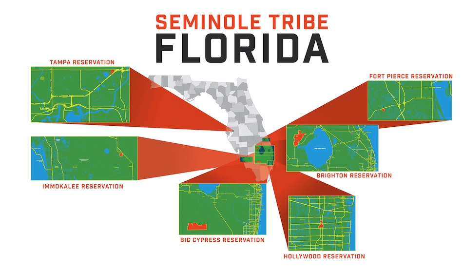 nafoaorg Seminole Tribe of Florida - Seminole Tribe Of Florida Tribal Map Image 