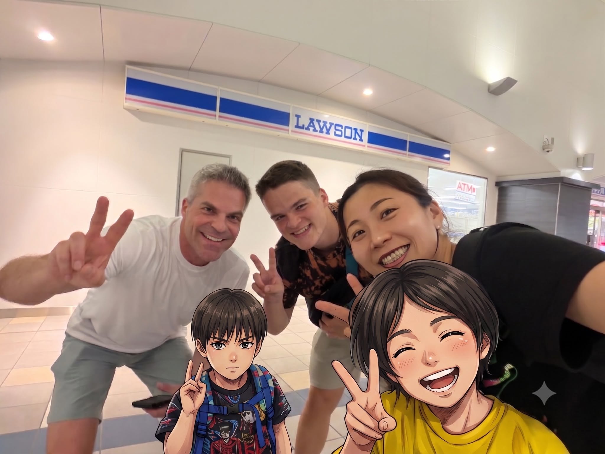 Dan and his son during their Borderless Visit