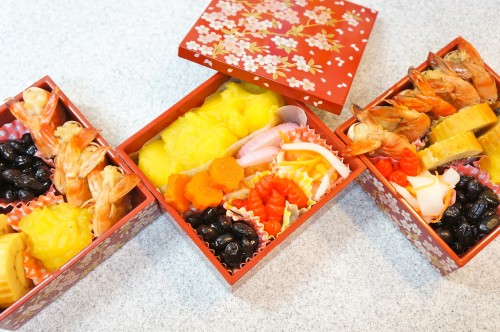 Osechi - dish for celebrate new year in Japan