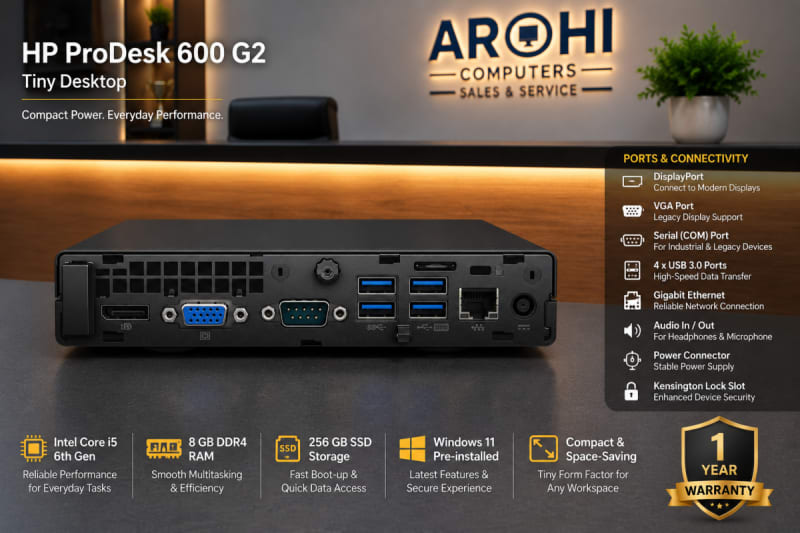 HP ProDesk 600 G2 – Intel Core i5 6th Gen | 8GB RAM | 256GB SSD — photo 4