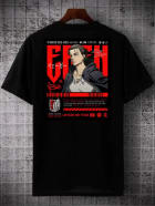Remera SNK Eren 01 – Oversize Negro