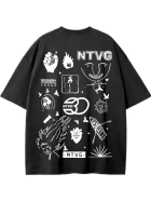Remera Emi NTVG – Oversize Negro