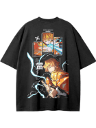 Remera Zenitsu 01 – Oversize Negro