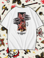 Remera stranger things 01 – Oversize Blanco