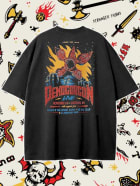 Remera stranger things 03 – Oversize Negro