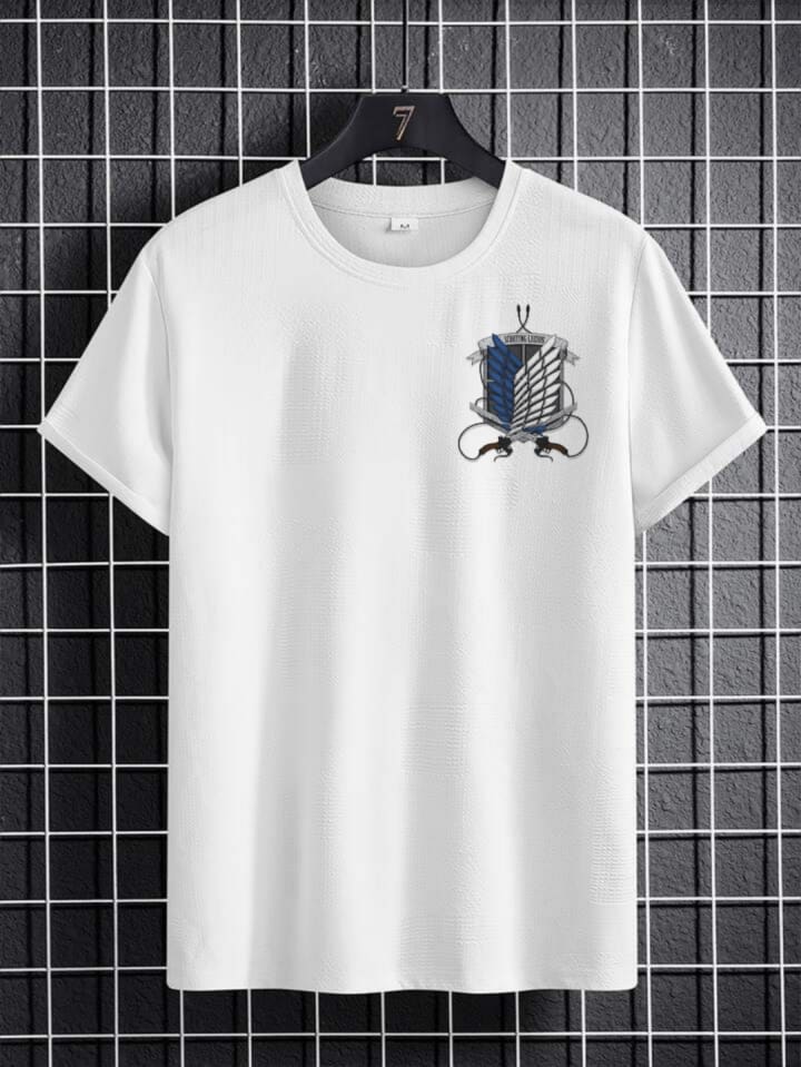 Remera SNK Eren 01 – Oversize Blanco