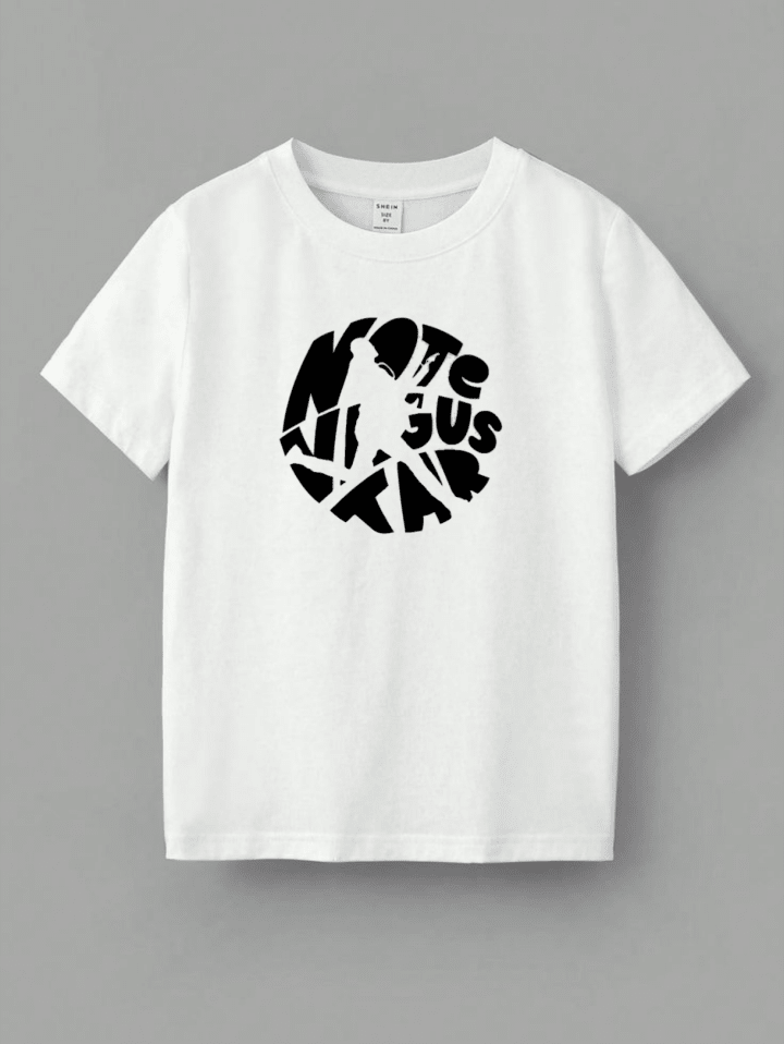 Remera Emi NTVG – Niños Negro