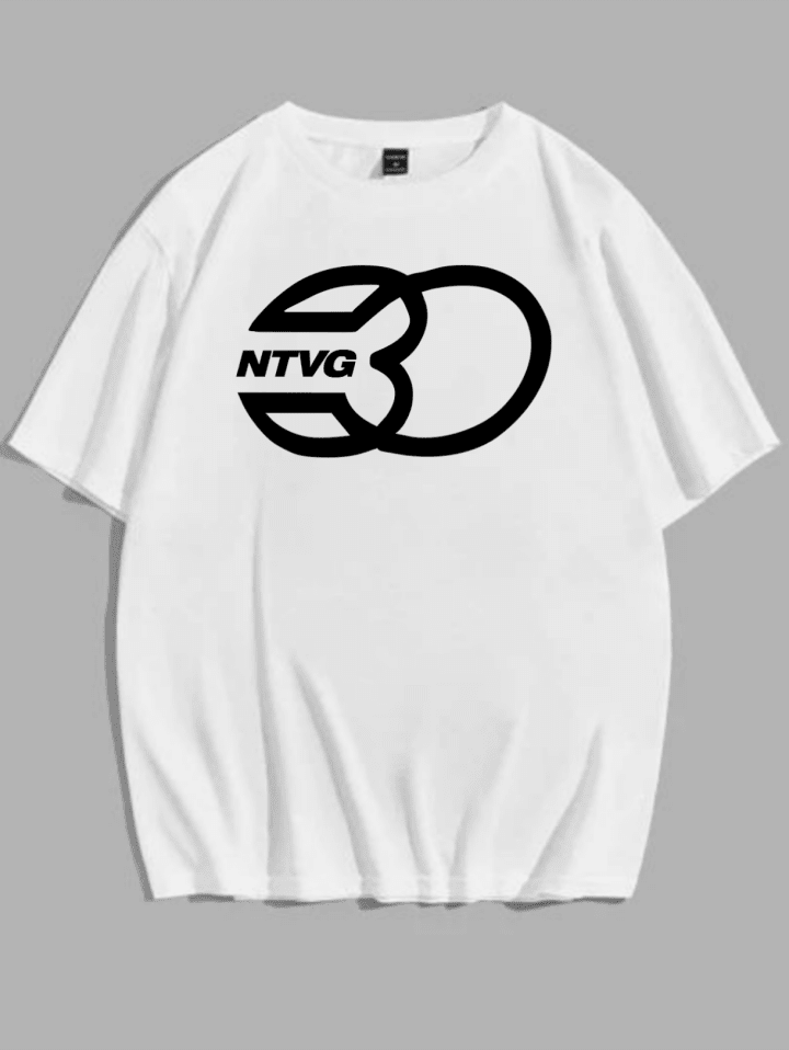 Remera NTVG 01 – Oversize Blanco