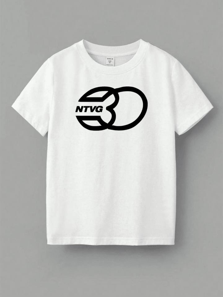 Remera NTVG 01 – Niños Blanco
