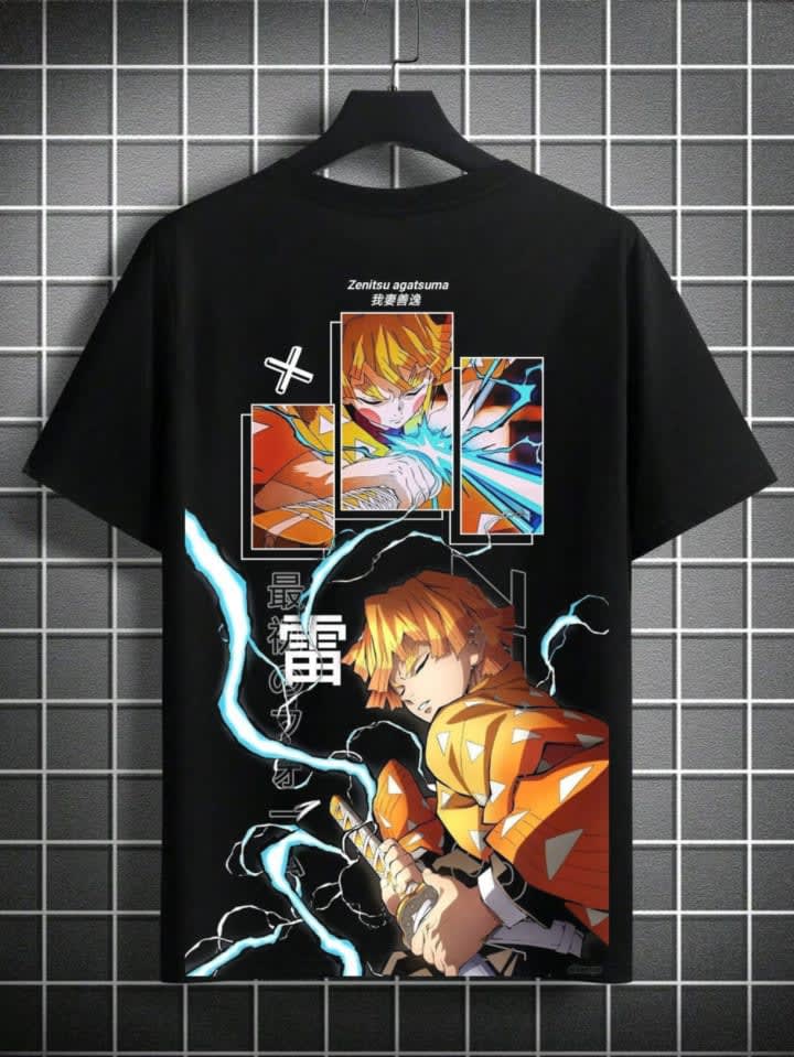 Remera Zenitsu 01 – Basica Negro