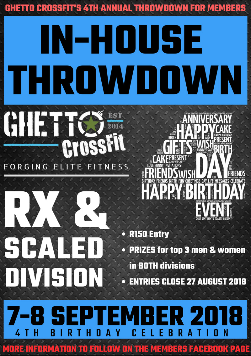 4th Annual Ghetto CrossFit Throwdown