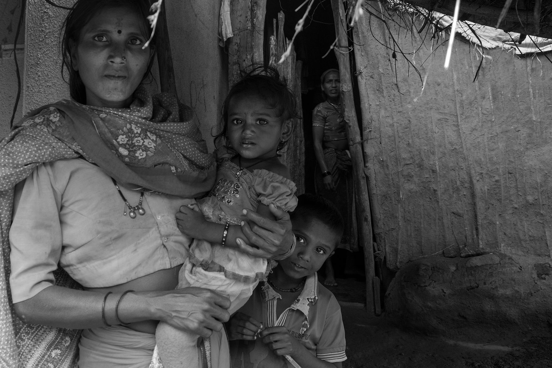 A tribal family situated in small village called tringalwadi in Nashik district in Maharashtra.