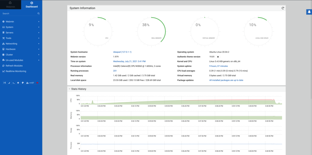 Why isn't anybody talking about Webmin's awesome facelift? 2 image 1