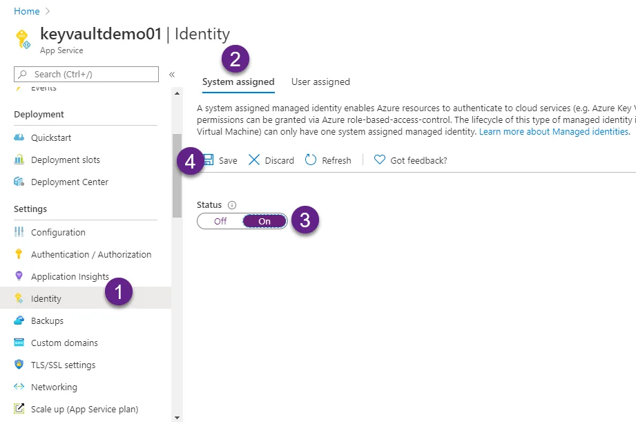 cloudcoders-key-vault-assign-identity