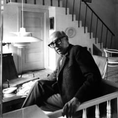 designer Poul Henningsen portrait