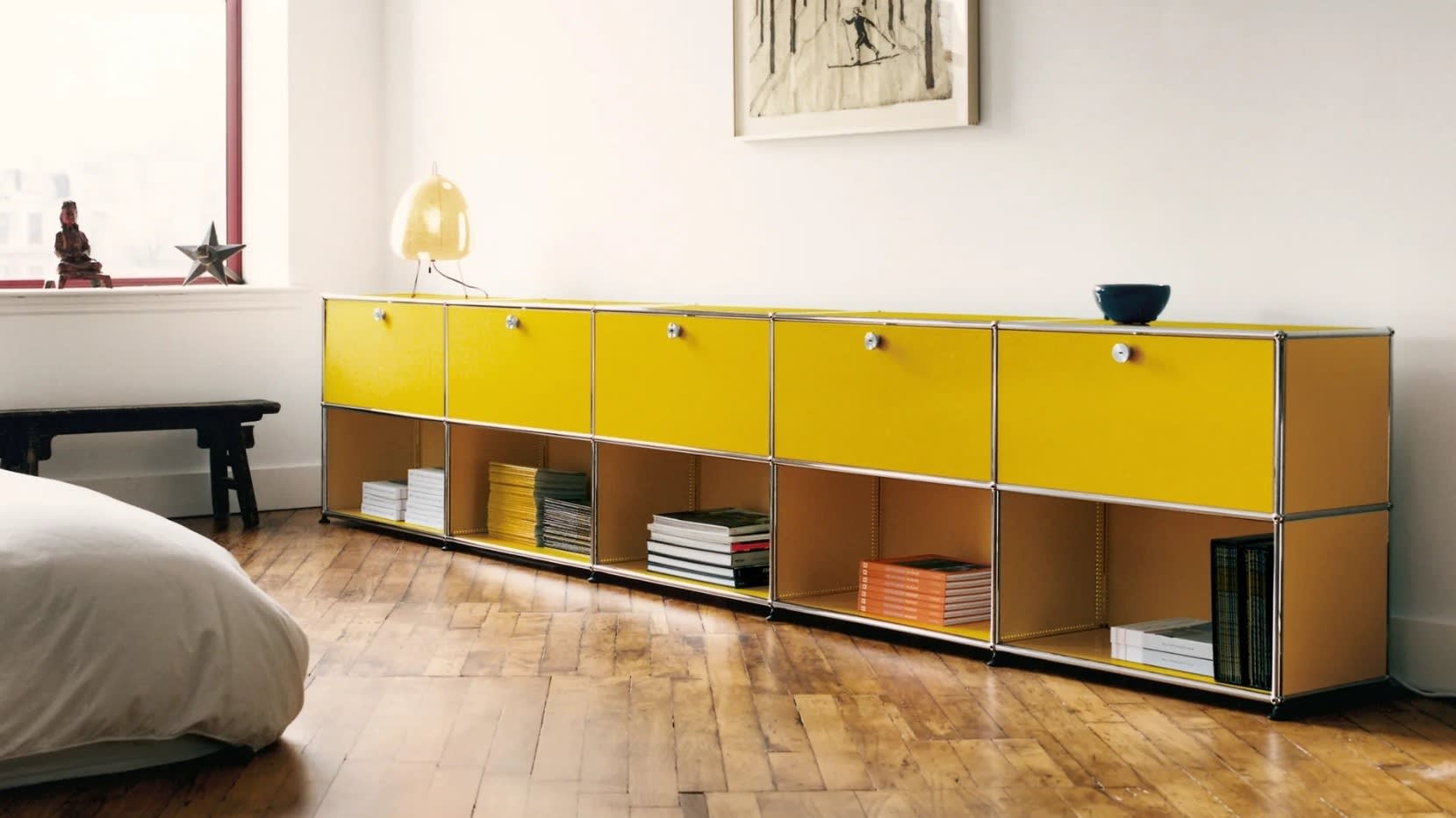 USM Haller ハラ－ D500 メタルボックス 色：グリーン（１） オリーブグリーン