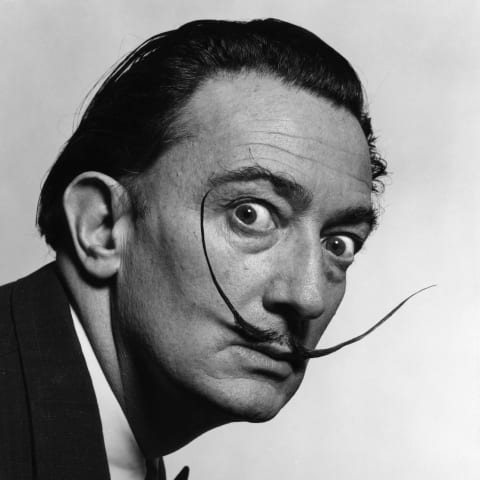 portrait of designer Salvador Dalí