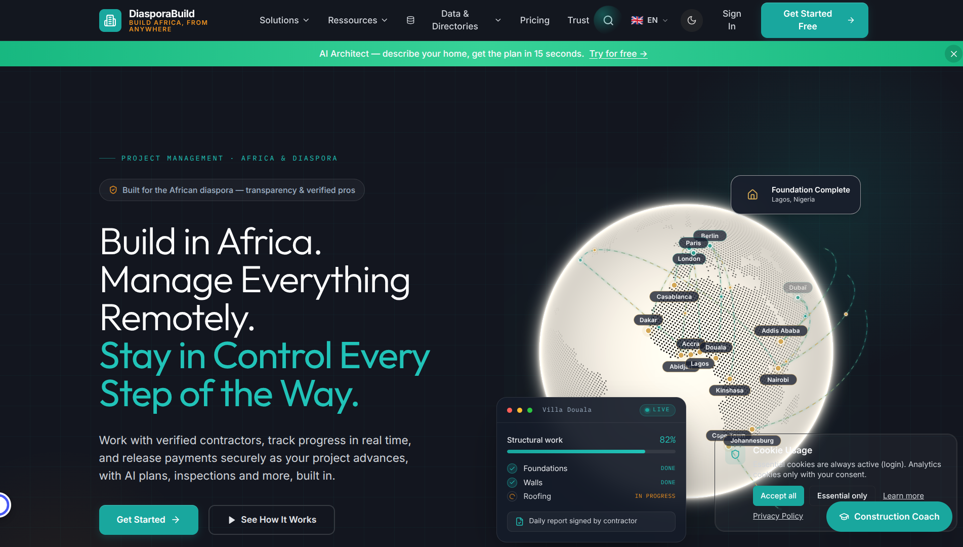 🔥 Diaspora Build Manage Everything Remotely