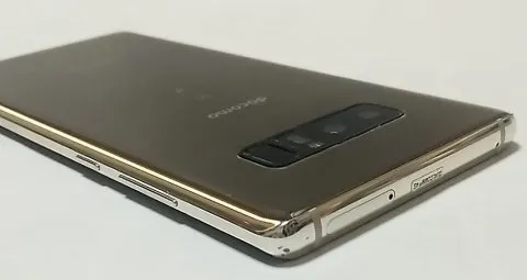 GALAXY　note8 ゴールド　液晶焼け多め　SIMフリーの画像（2）