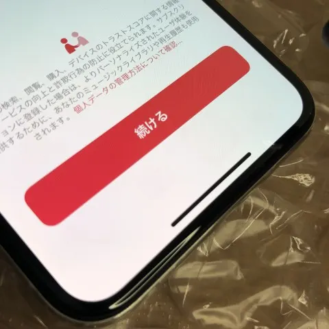 iPhone X 64GB SB SIMロック解除済 画面焼き付きありの画像（3）