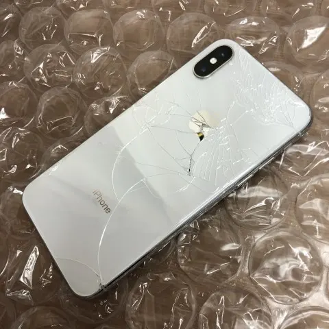 両面割れ iPhoneX  64GB SIMフリーの画像（2）
