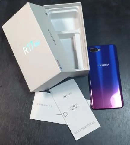 赤ロム OPPO R17Neo ブルーの画像（3）