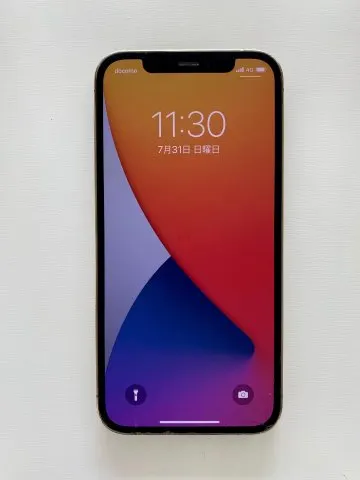 iPhone12Pro 128GB softbank ゴールド 赤ロム 利用制限× ガラス割れ 動作良好の画像（0）