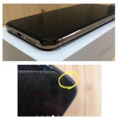 【S超美品】100% iPhoneXs 256GB SIMフリー ゴールド 本体の画像（2）