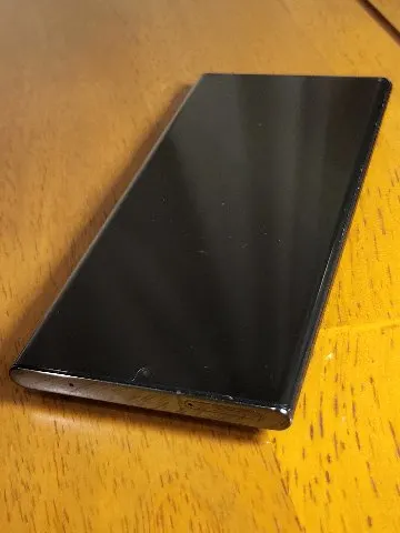 〔美品〕Galaxy Note20 Ultra 5G 赤ロムauの画像（3）