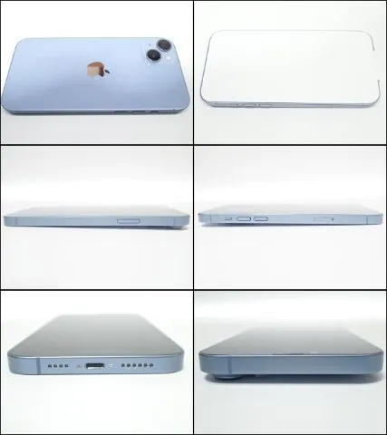 D428 Apple iPhone14 256GB ブルー SBM系判定×の画像（1）