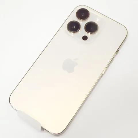 D438 Apple iPhone14 pro 256GB ゴールド SBM系判定△の画像（2）