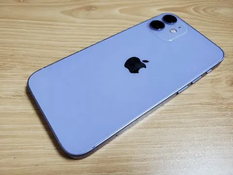 iPhone 12 mini 64GB パープル 付属品完備 バッテリー100% ソフトバンクデモ機の画像（1）