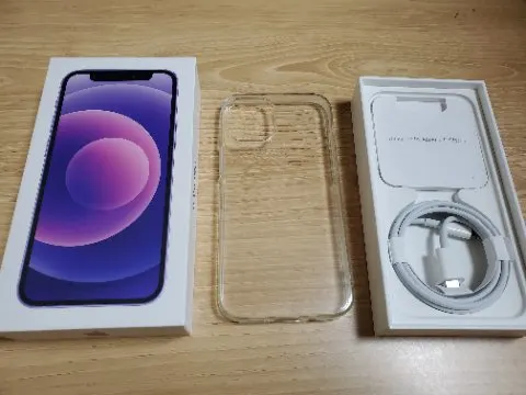 iPhone 12 mini 64GB パープル 付属品完備 バッテリー100% ソフトバンクデモ機の画像（4）