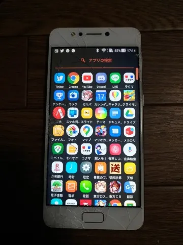 【画面割れジャンク】Zenfone4Maxの画像（1）