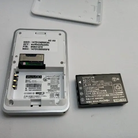 ドコモ　BF-01D wifi 利用制限△ 通電確認済み　中古の画像（3）