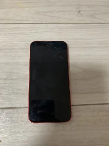 iPhone 12mini 128g 赤ロム　画面割れの画像（0）
