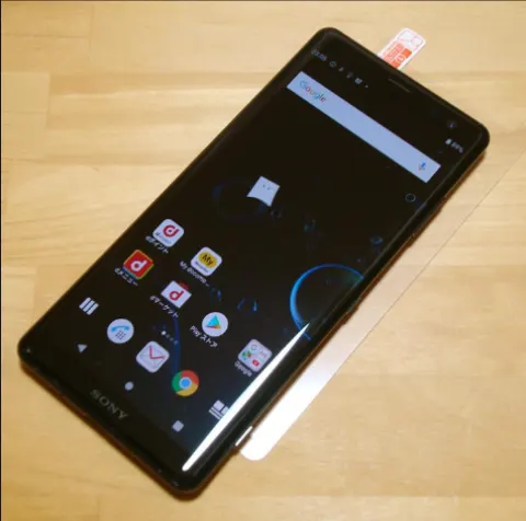 傷少 XPERIA XZ3 SO-01L 2台セット ガラス付SIMロック解除済の画像（0）