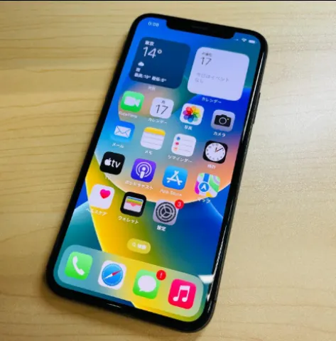 iPhone XS 64GB スペースグレイ SIMフリー バッテリー100％の画像（0）