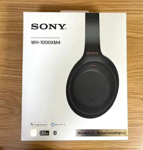 【美品】Sonyワイヤレスヘッドホン WH-1000XM4 ブラックの画像（0）