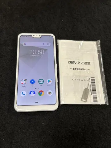 arrows U 801FJ ホワイト　simフリー  美品　判定△の画像（0）