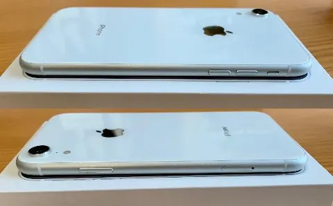 美品 Apple iPhone XR White 64GB バッテリー状態：88% 赤ロム / 本体 ホワイト 白の画像（2）