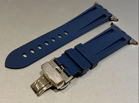 Apple Watch 　キラキラ ジルコニア 4 5 6 7 8 se メンズ レディース 41mm 45mmの画像（0）