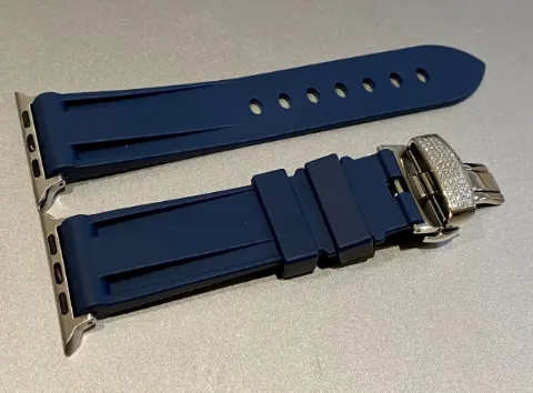 Apple Watch 　キラキラ ジルコニア 4 5 6 7 8 se メンズ レディース 41mm 45mmの画像（1）