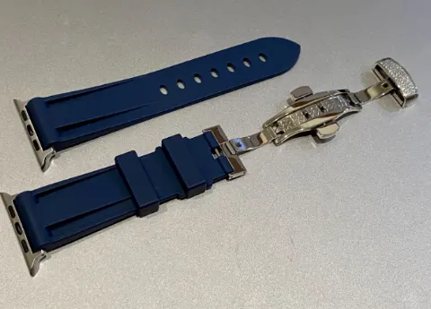 Apple Watch 　キラキラ ジルコニア 4 5 6 7 8 se メンズ レディース 41mm 45mmの画像（2）