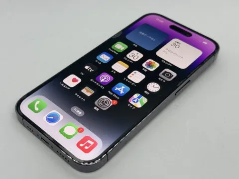 iPhone 14 Pro 256GB ディープパープル SIMフリー 赤ロム品の画像（0）
