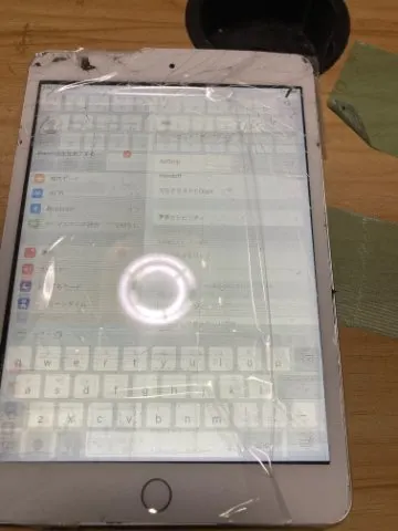 iPad mini3 16GB セルラー　画面不良　ガラス割れ　wi-FI不良　本体のみの画像（0）