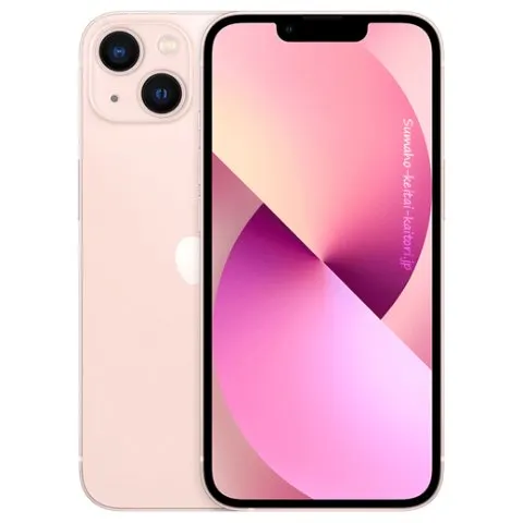 iPhone13 au 128GB ピンク 赤ロム 送料無料の画像（0）
