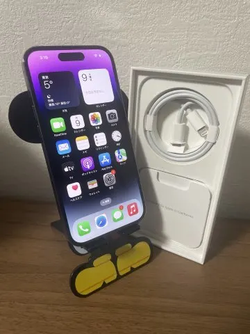 iPhone 14 pro 256gb docomo版　ディープパープルの画像（1）