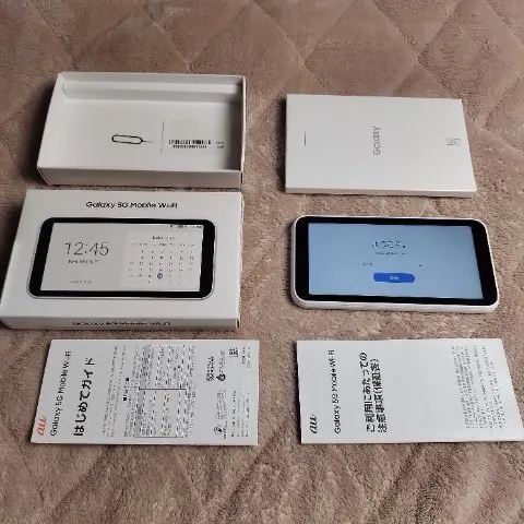 利用制限△  美品 Galaxy 5G Mobile Wi-Fi SCR01の画像（0）