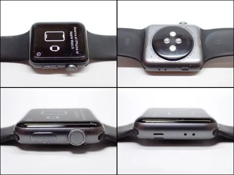 D521 Apple Watch Series3 A1859 42mm GPS アルミニウムの画像（1）